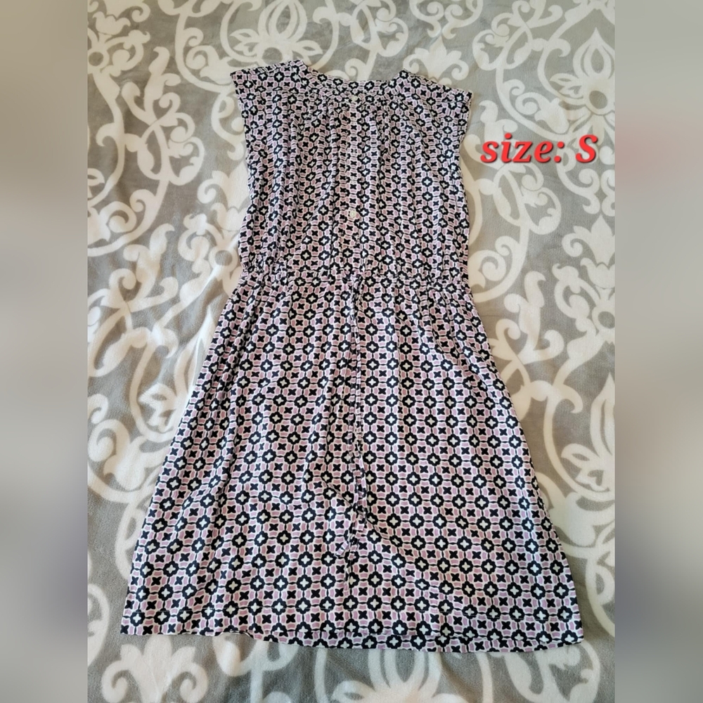 Stylish Geometric Print Dress